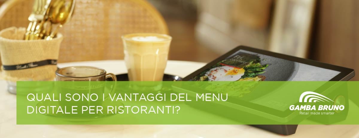 menu digitale per ristoranti